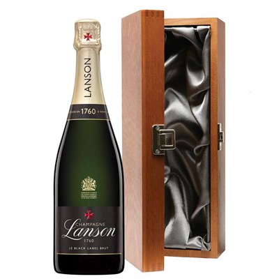 Lanson Le Black Label Brut 75cl Champagne in Luxury Gift Box